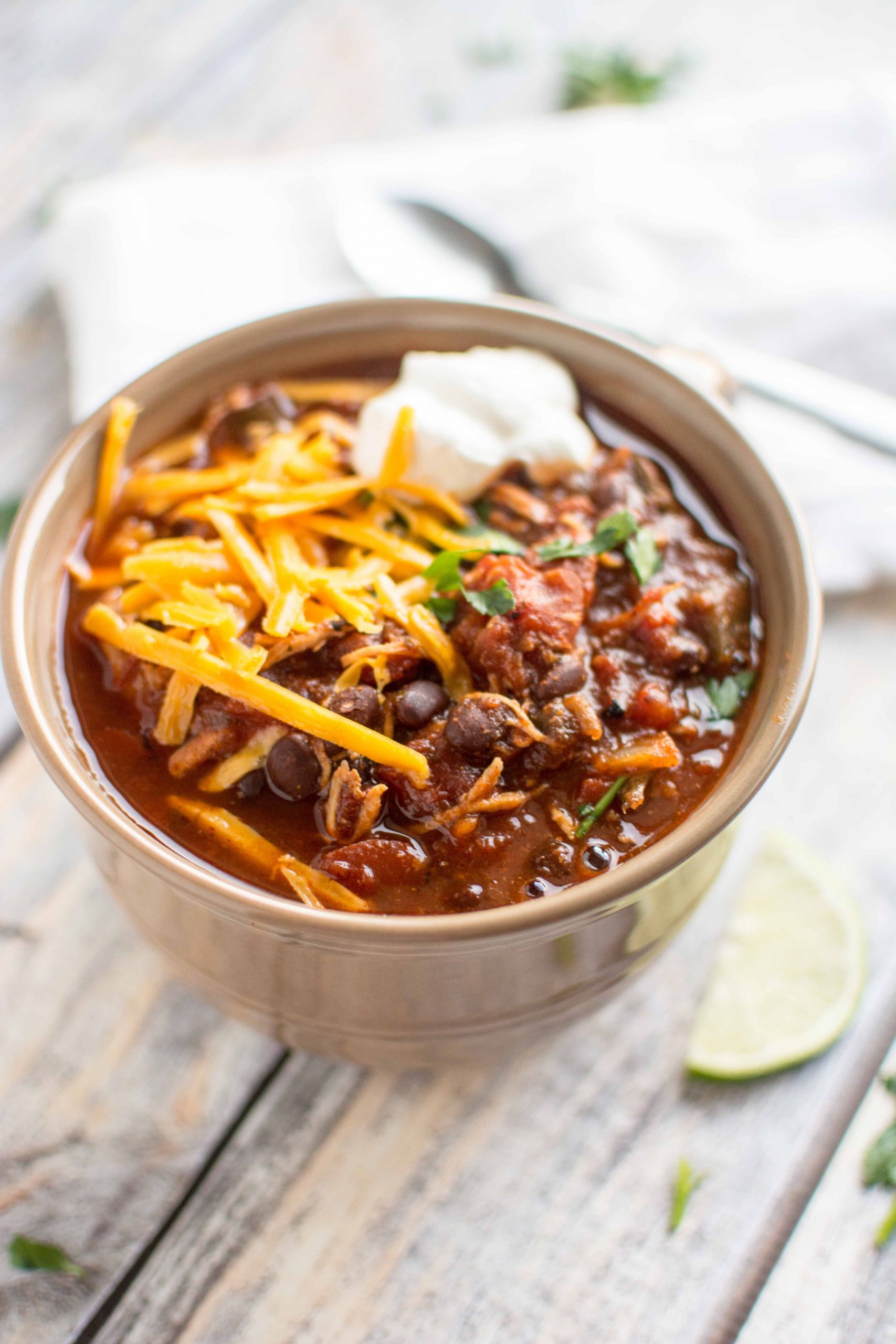 Ground Chicken Chili Slow Cooker
 Crockpot Roasted Tomato and Ancho Chicken Chili