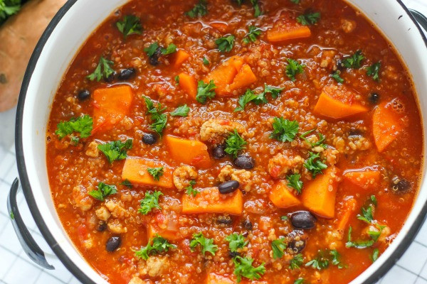 Ground Chicken Chili Slow Cooker
 Slow Cooker Ground Chicken and Sweet Potato Chili