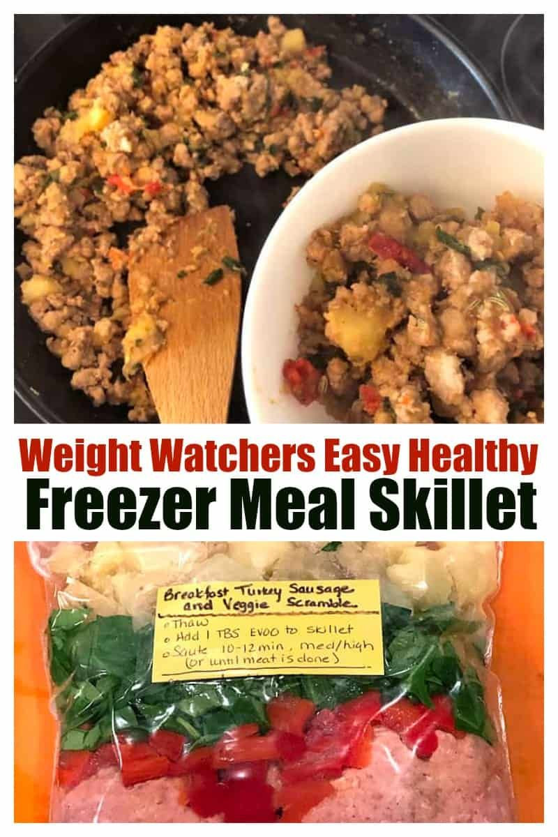 Ground Turkey Freezer Meals
 Ground Turkey & Veggie Breakfast Scramble Freezer Meal