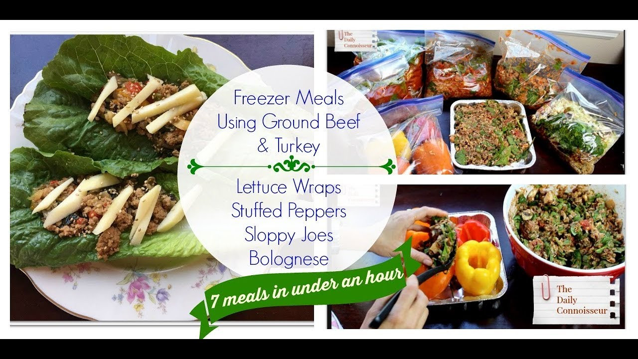 Ground Turkey Freezer Meals
 7 New Freezer Meals in Under an Hour