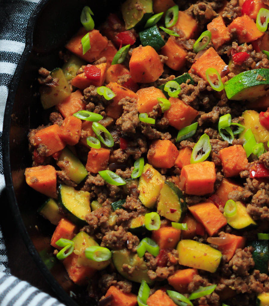 Ground Turkey Meal Prep Recipe
 Ground Beef Zucchini Sweet Potato Skillet Meal Prep