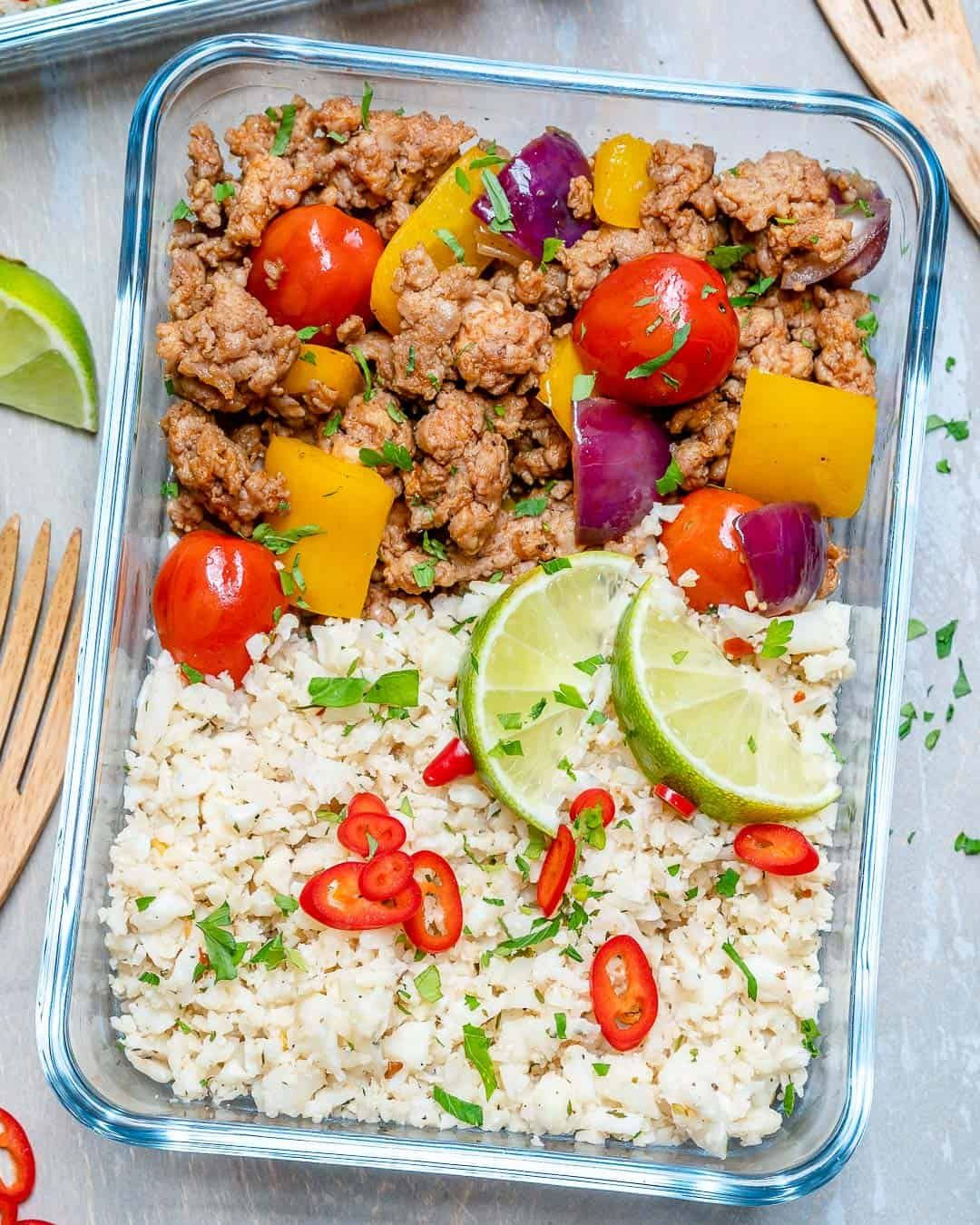 Ground Turkey Meal Prep Recipe
 Ground Turkey Cauliflower Rice Recipe