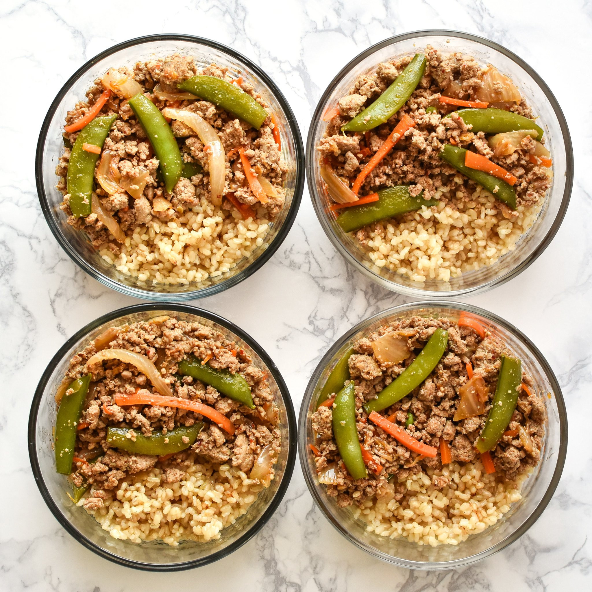 Ground Turkey Meal Prep Recipe
 Meal Prep Ground Turkey Snap Pea Stir Fry Rice Bowls