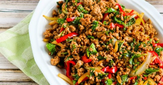 Ground Turkey Stir Fry
 Kalyn s Kitchen Thai Inspired Ground Turkey Stir Fry