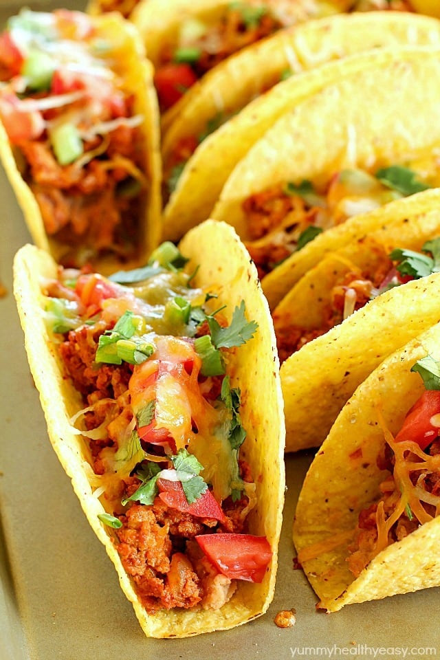 Ground Turkey Taco Seasoning
 Layered Oven Baked Ground Turkey Tacos Yummy Healthy Easy