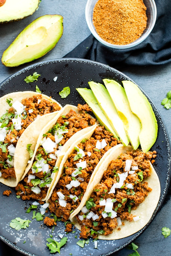 Ground Turkey Taco Seasoning
 Ground Turkey Tacos with Soft Corn Tortillas Evolving Table