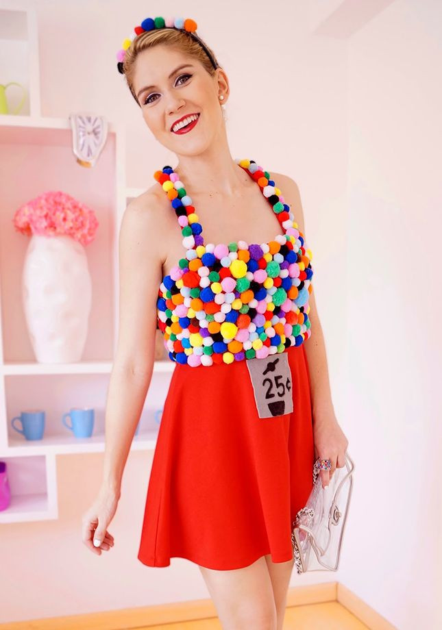 Gumball Machine Costume DIY
 20 DIY Halloween Costume Ideas For The Love Glitter