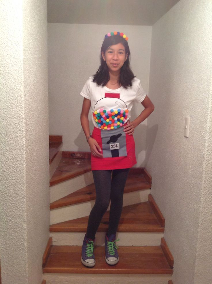 Gumball Machine Costume DIY
 Gumball machine costume orable