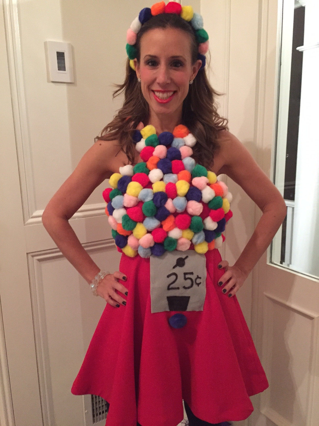 Gumball Machine Costume DIY
 DIY GUMBALL MACHINE HALLOWEEN COSTUME