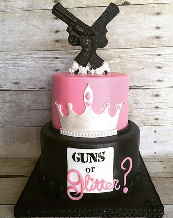 Guns And Glitter Gender Reveal Party Ideas
 Humorous Gender Reveal Party Ideas Halfpint Party Design