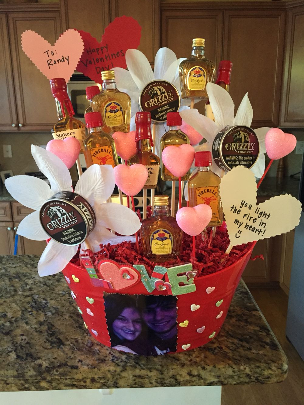 Guy Gift Ideas For Valentines Day
 Man bouquet for my country boy Valentine s Day