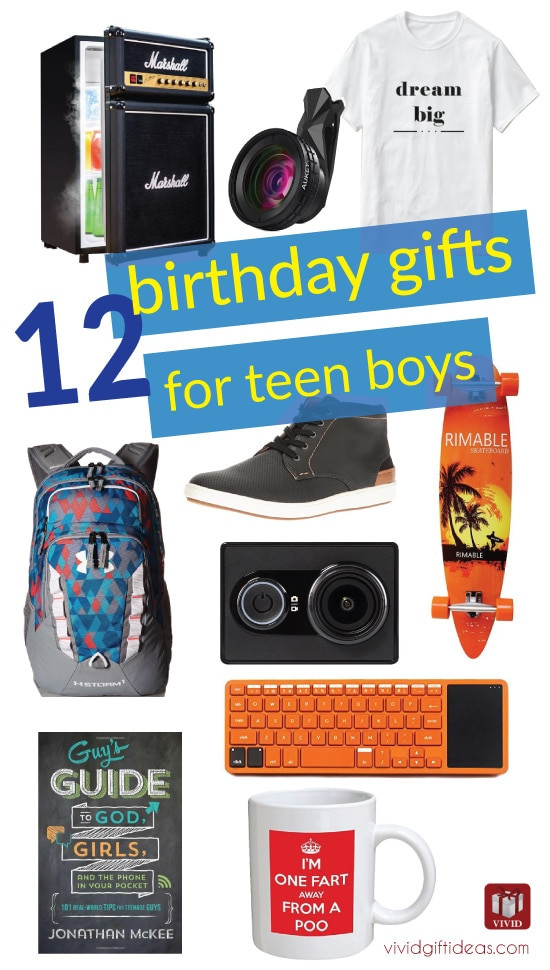 Guys Birthday Gift Ideas
 List of 12 Coolest Birthday Gifts for Teen Guys