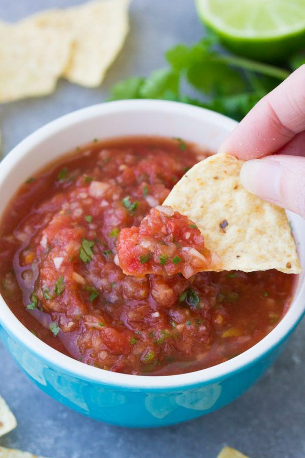 Hacienda Salsa Recipe
 The Best Homemade Salsa Recipe is quick and easy to make