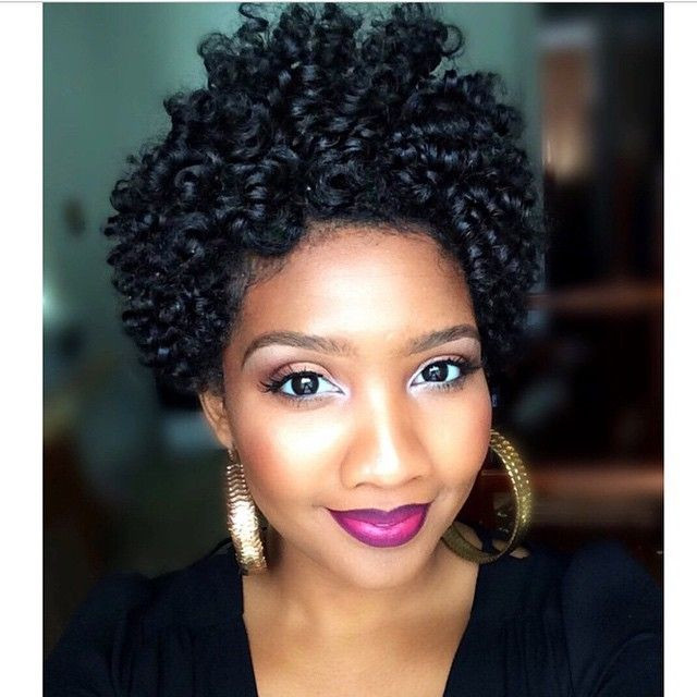 Hairstyle For Black Natural Hair
 25 Cute Curly and Natural Short Hairstyles For Black Women