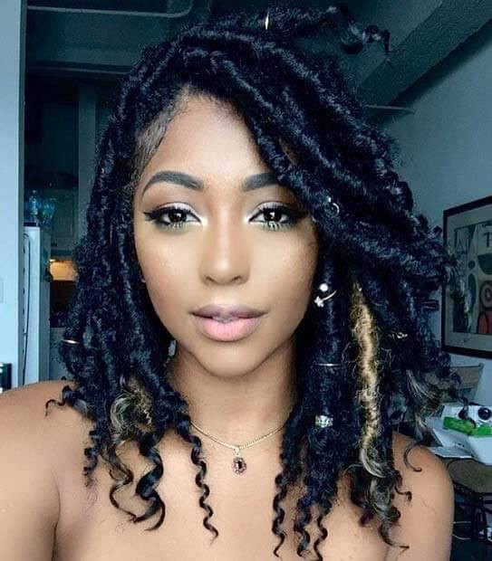 Hairstyles For Faux Locs Crochet
 13 Latest Curly Goddess Faux Locs Crochet Hairstyles 2018