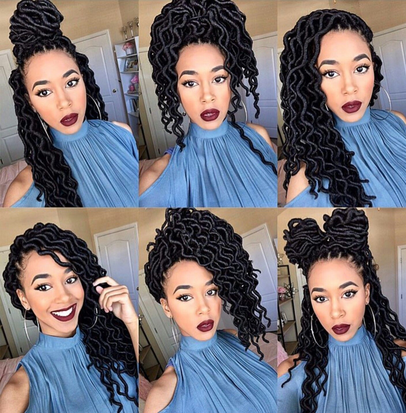 Hairstyles For Faux Locs Crochet
 Faux locs Faux curly locs
