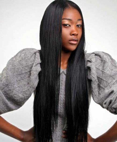 Hairstyles For Natural Straight Black Hair
 40 Best Eye Catching Long Hairstyles For Black Women