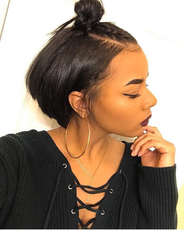 Hairstyles For Short Straight Natural Hair
 blvckstyle IG liso d MUST FOLLOW