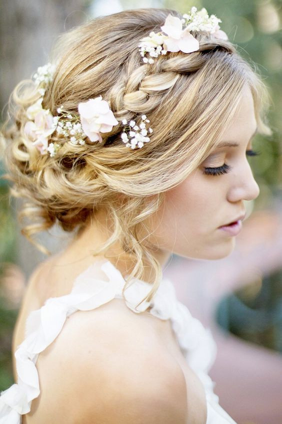 Hairstyles With Braids For Weddings
 Braided Crowns Hairstyles For the Summer Bride Arabia