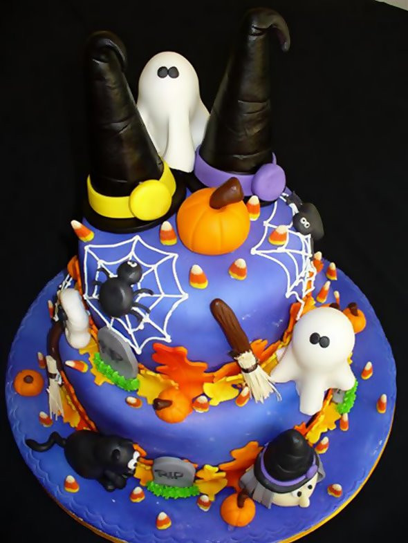 Halloween Birthday Cake Pictures
 Bake eat love Get ready for a frightening All Hallow s