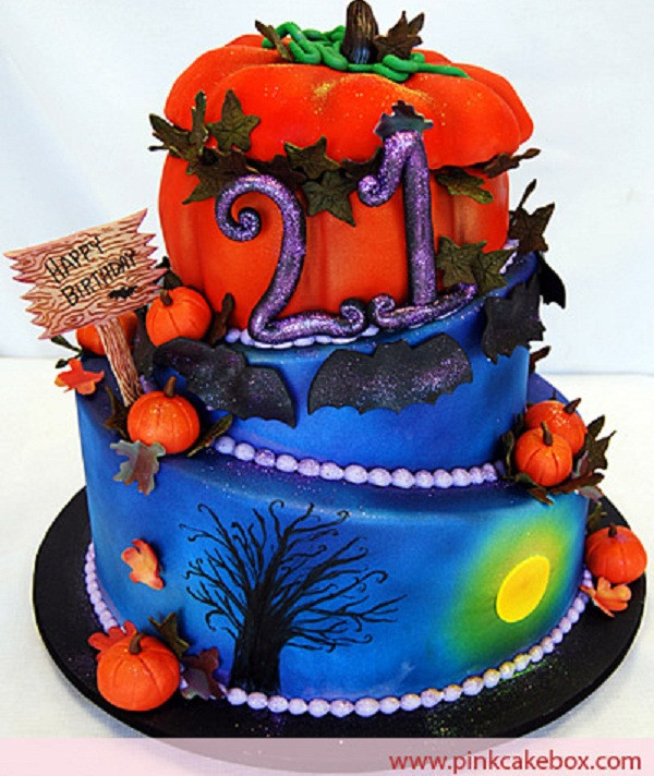 Halloween Birthday Cake Pictures
 Halloween Birthday Cakes Cathy