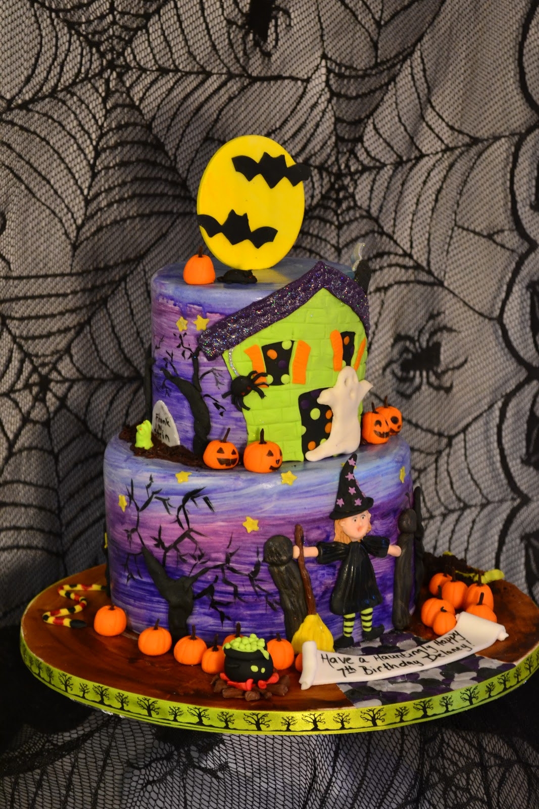 Halloween Birthday Cake Pictures
 Oh just put a cupcake in it Halloween birthday cake
