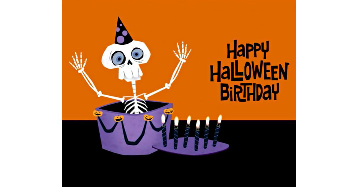 Halloween Birthday Wishes
 Happy Halloween Birthday Ecard