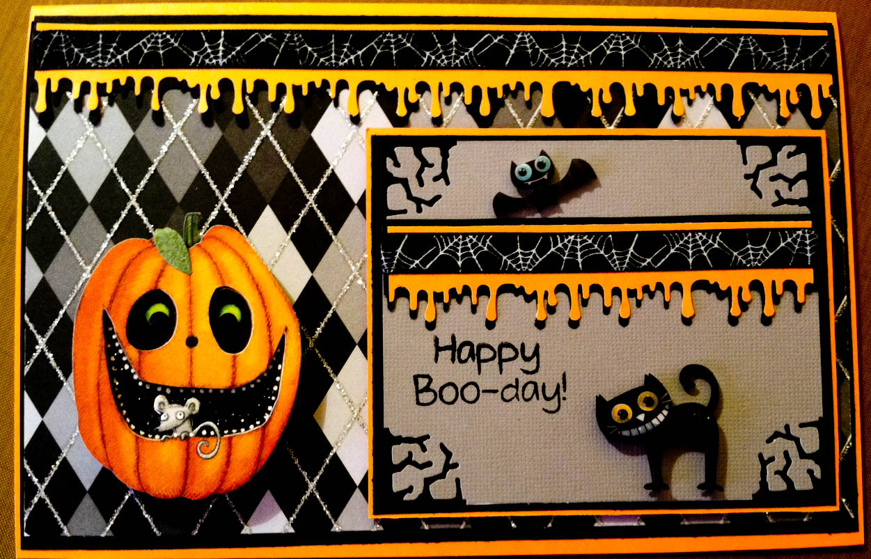 Halloween Birthday Wishes
 Country Lady Designs A Halloween Birthday Card