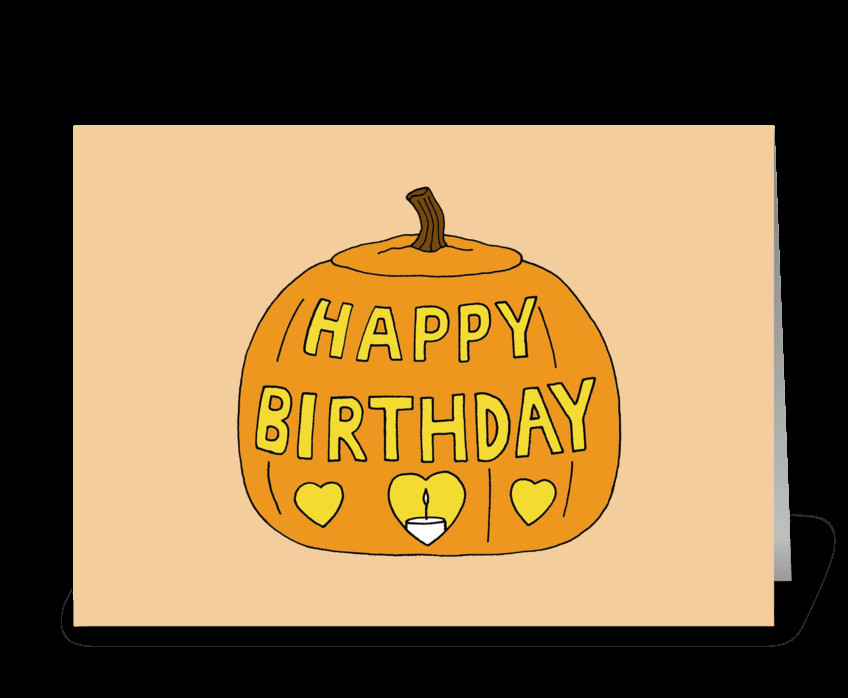 Halloween Birthday Wishes
 Halloween Birthday Send this greeting card designed by