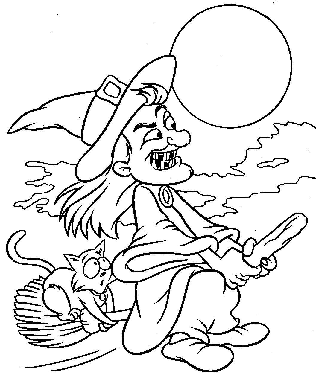 Halloween Coloring Pictures For Kids
 coloring Halloween coloring pics