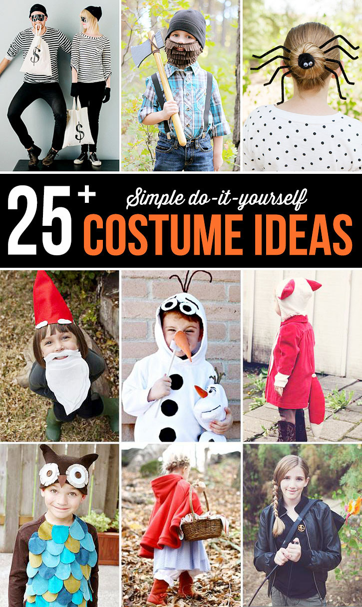 Halloween Costume Idea DIY
 25 Simple Do it Yourself Halloween Costume Ideas