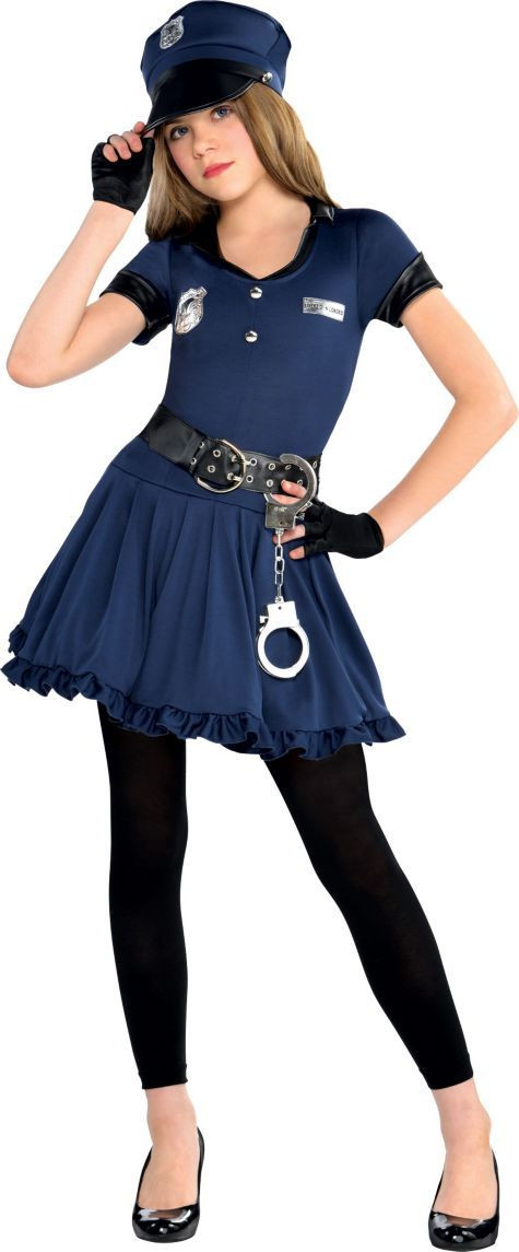 Halloween Costumes For Kids In Party City
 Girls Cop Costume Party City