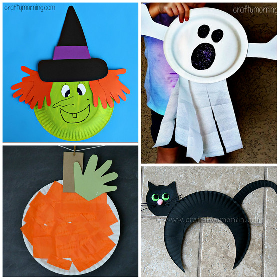 Halloween Craft For Kids
 Paper Plate Halloween Crafts for Kids Crafty Morning