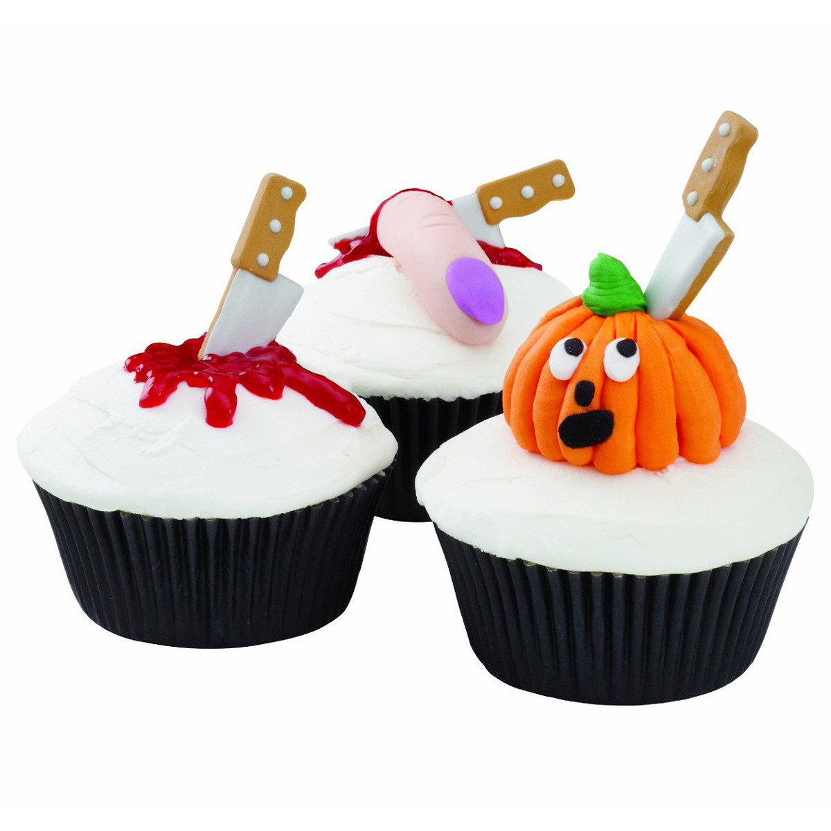 Halloween Cupcakes Decorating Ideas
 Wilton Halloween Knife Cupcake Icing Decorations The
