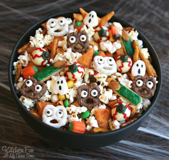 Halloween Food Ideas For Toddlers Party
 Halloween Snack Mix Kitchen Fun With My 3 Sons