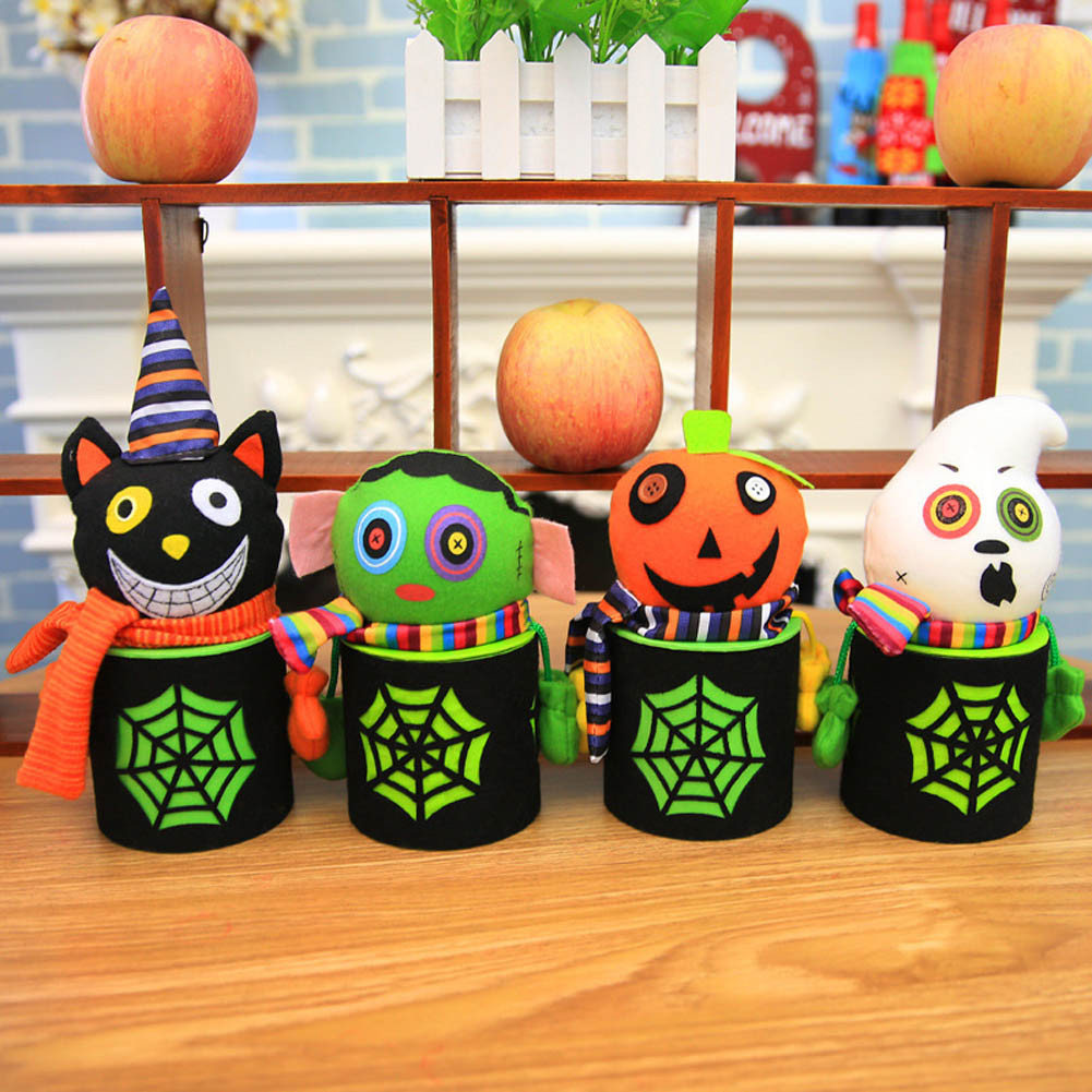 Halloween Gifts For Kids/Children
 Halloween Decorations Candy Jar Gift Bags Pumpkin Bags