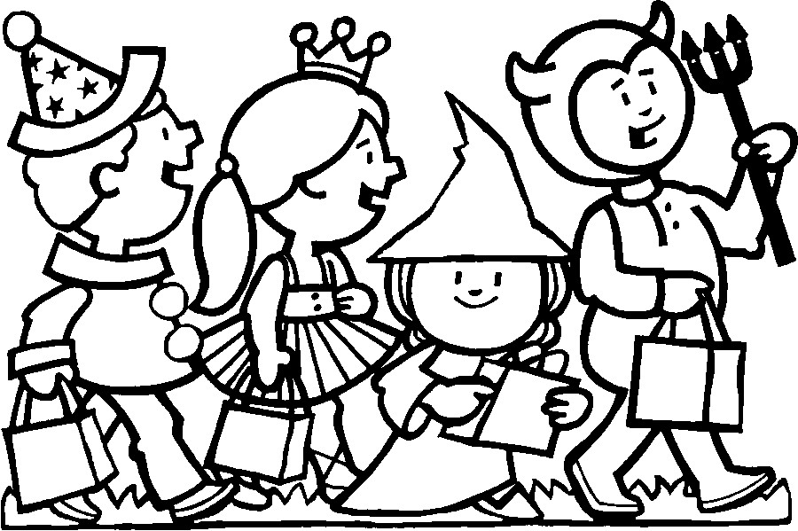 Halloween Kids Coloring Pages
 24 Free Halloween Coloring Pages for Kids Honey Lime