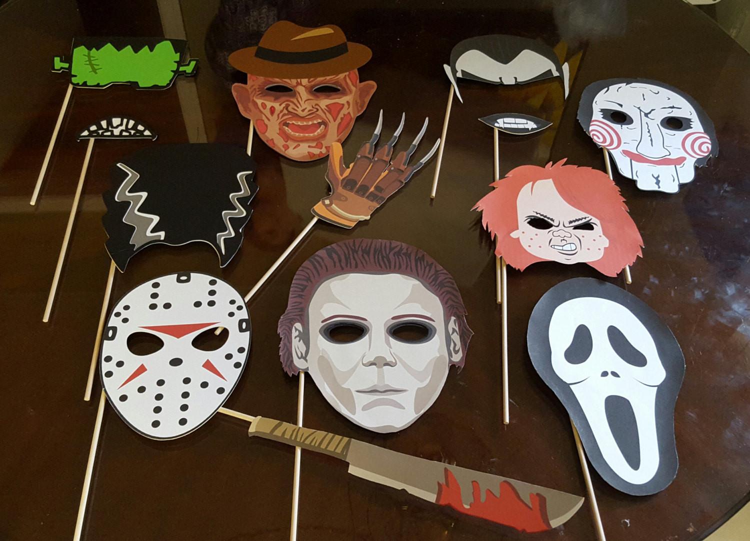 Halloween Movie Party Ideas
 Halloween horror movies photo booth props