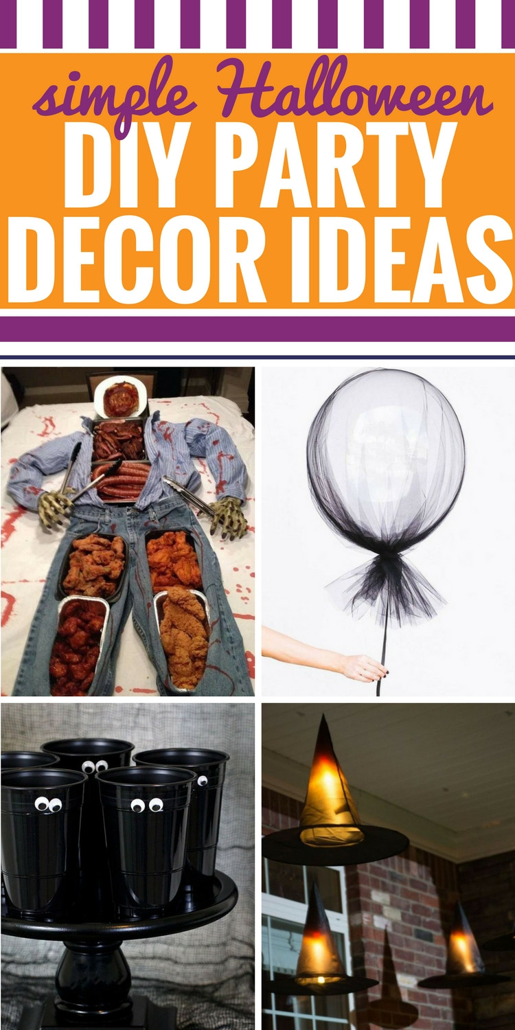 Halloween Party Decoration DIY
 DIY Halloween Party Decor Ideas My Life and Kids