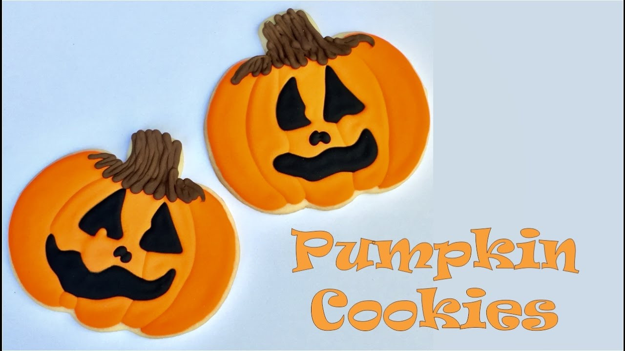 Halloween Pumpkin Cookies
 How To Decorate Halloween Pumpkin Cookies