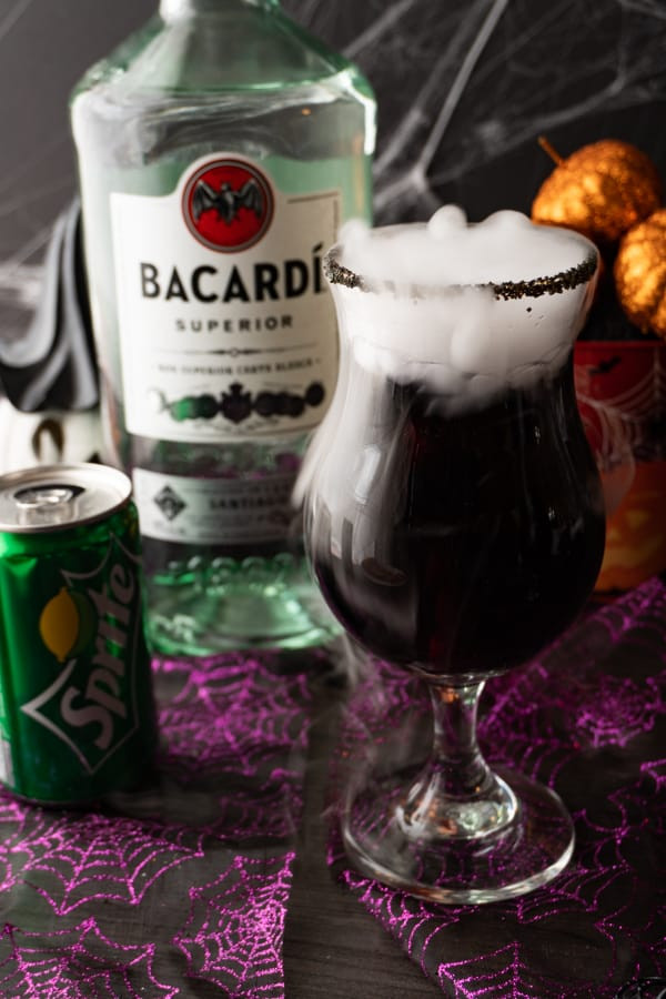 Halloween Rum Drinks
 Cauldron Cocktail Easy Rum Cocktail • A Table Full Joy