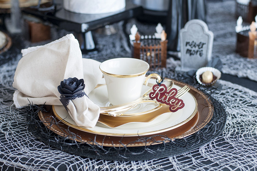 Halloween Tea Party Ideas
 Haunted Mansion Halloween Tea Party Ideas Printable Crush