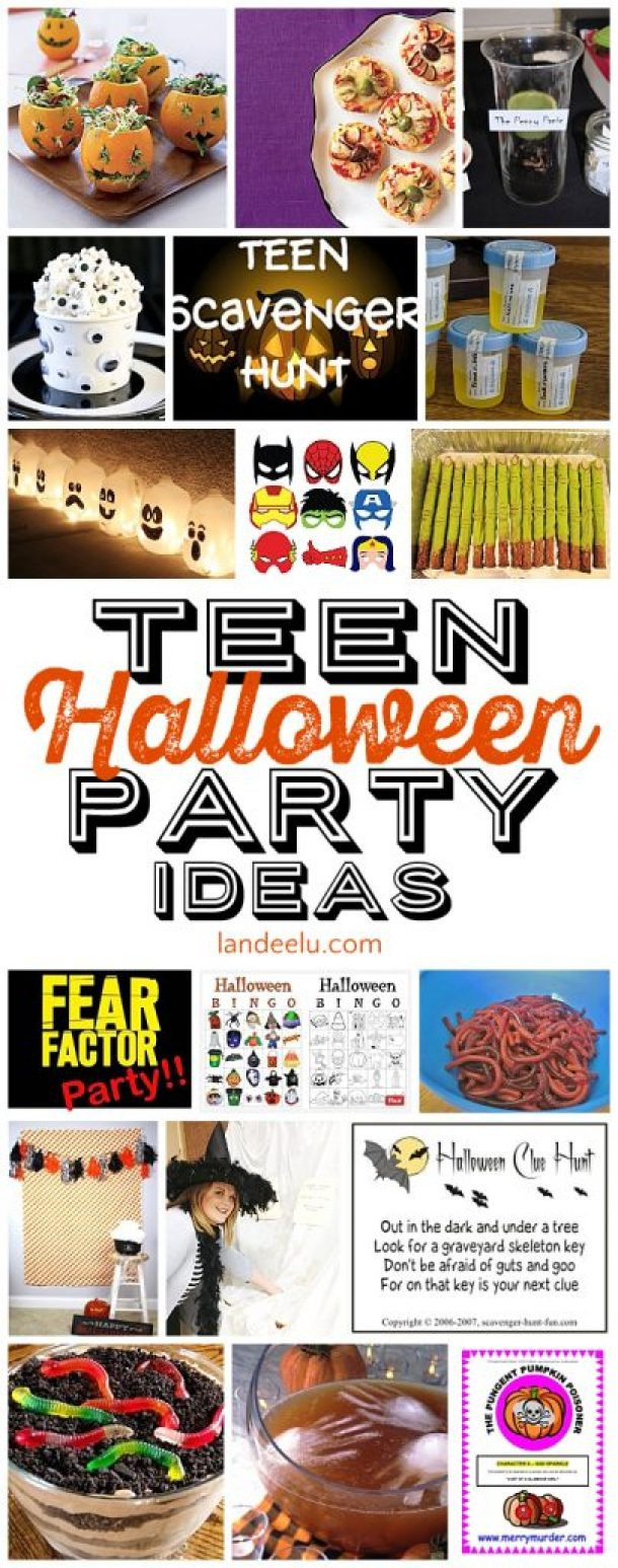 Halloween Teen Party Ideas
 Teen Halloween Party Ideas