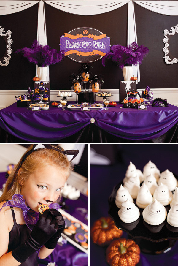 Halloween Themed Birthday Party Ideas
 Black Cat Ball Kid s Halloween Party Hostess with the