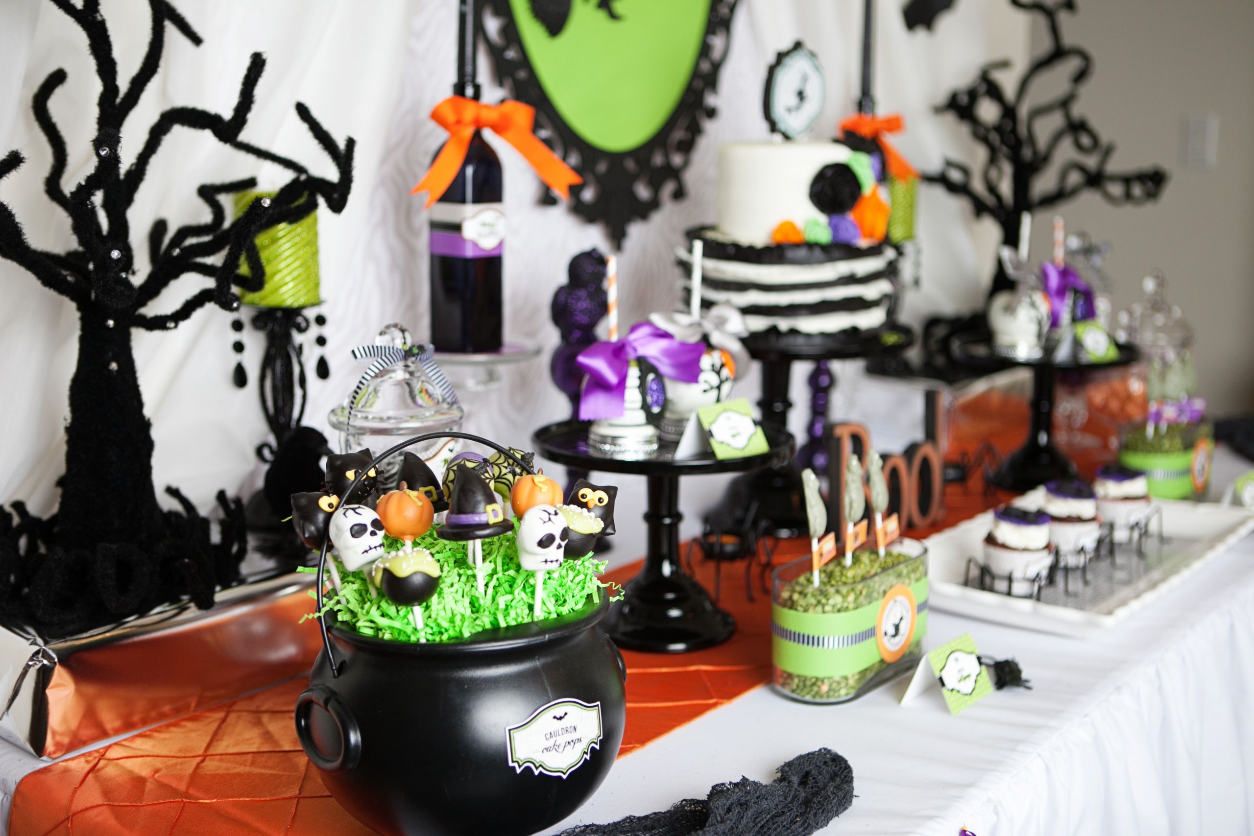 Halloween Themed Birthday Party Ideas
 A Wickedly Sweet Witch Inspired Halloween Party Anders