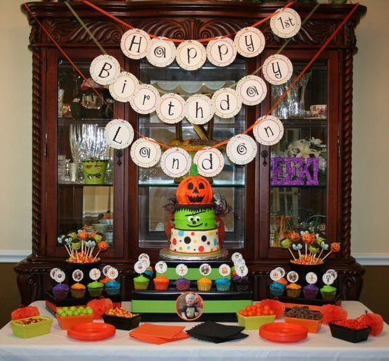 Halloween Themed Birthday Party Ideas
 Spooktacular Halloween Baby Birthday Party Ideas