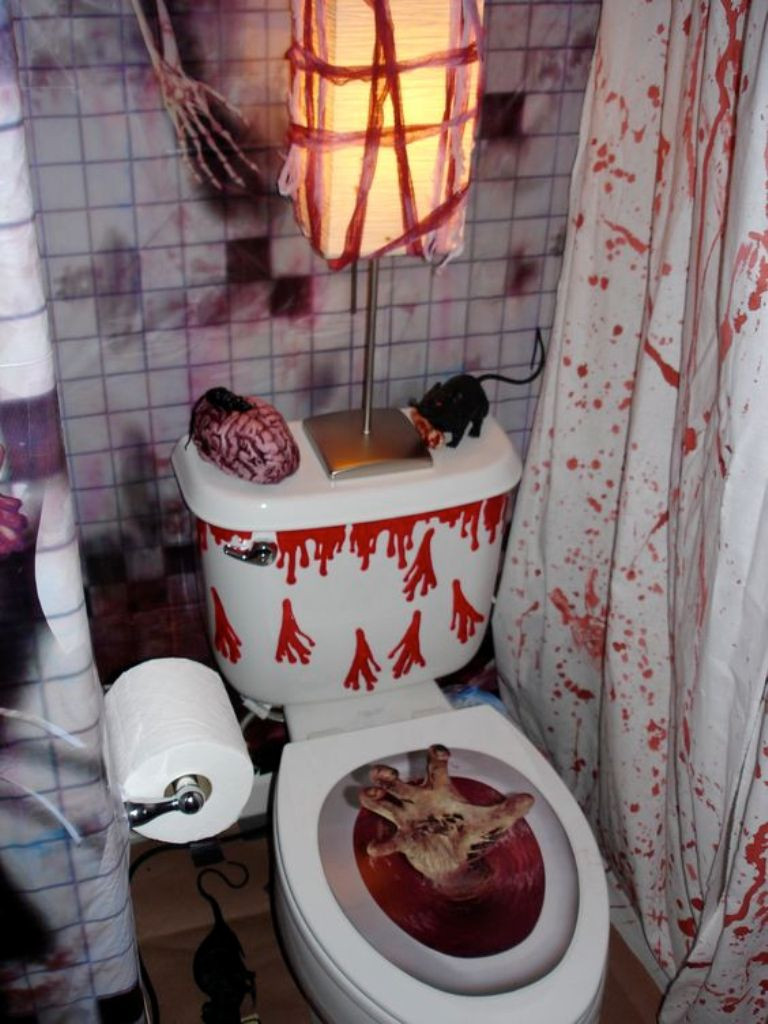 Halloween Toilet Decorations
 Halloween Decorations Bathroom to Scare Away Your Guests