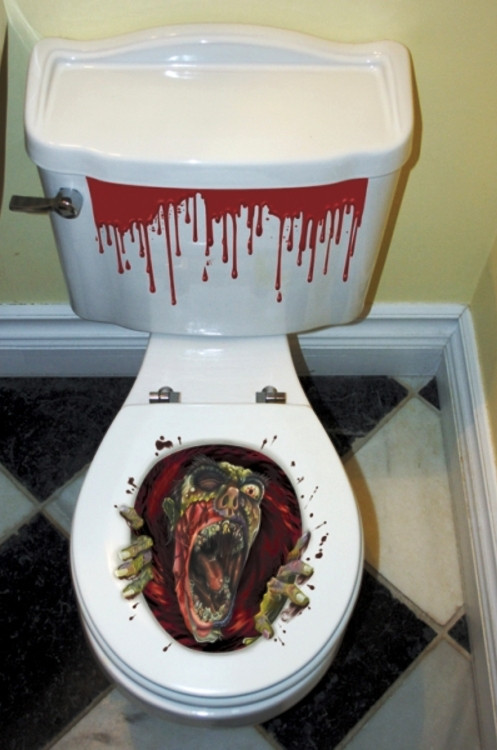 Halloween Toilet Decorations
 Halloween Decorations Bathroom to Scare Away Your Guests