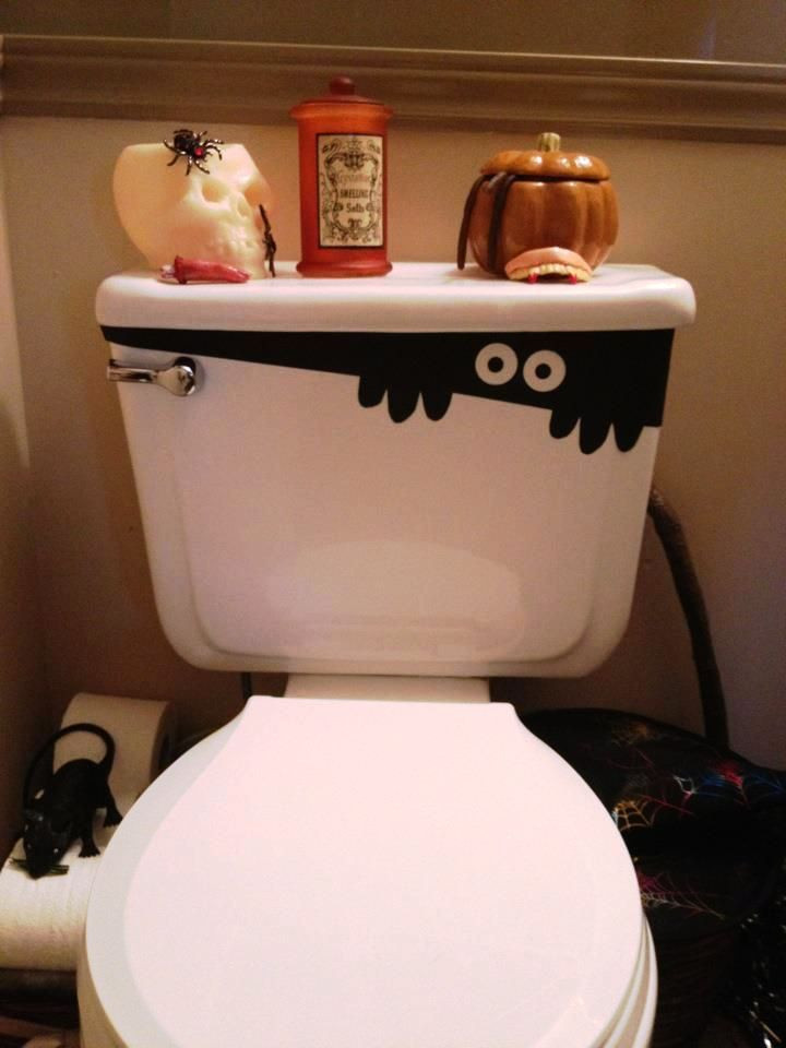 Halloween Toilet Decorations
 25 Bathroom Halloween Decorations Ideas Decoration Love