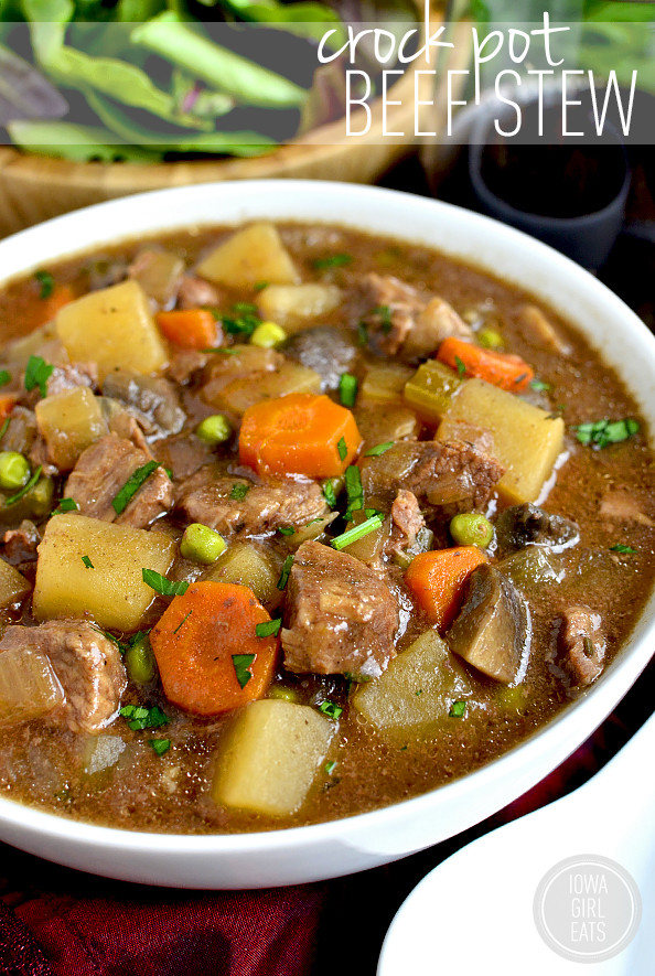 Hamburger Stew Crockpot
 Crock Pot Beef Stew Iowa Girl Eats